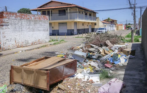 Falta de coleta de lixo