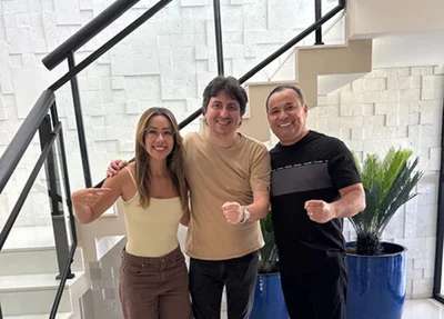 Fernanda Gomes, Ênio Portela e Evaldo Gomes