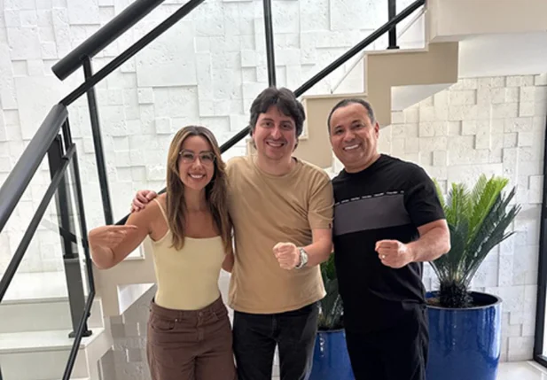Fernanda Gomes, Ênio Portela e Evaldo Gomes