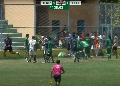 Final de competição sub-17 entre Atlético Piauiense e Teresina termina em briga generalizada
