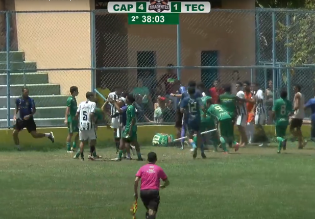 Final de competição sub-17 entre Atlético Piauiense e Teresina termina em briga generalizada