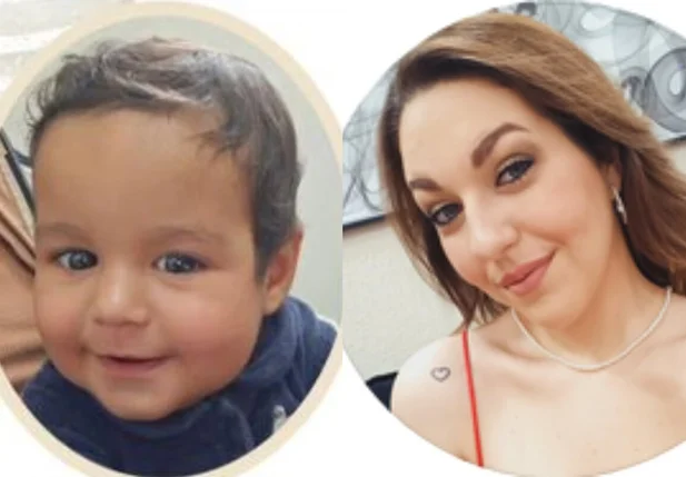 Giovana Chiquinelli Marcatto e Dante Chiquinelli Marcattto, de 9 meses
