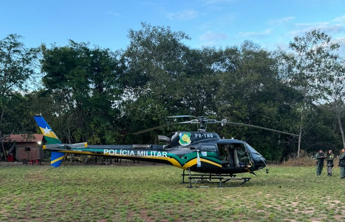 Governo do Estado envia helicóptero para o combate ao incêndio em Pavussu