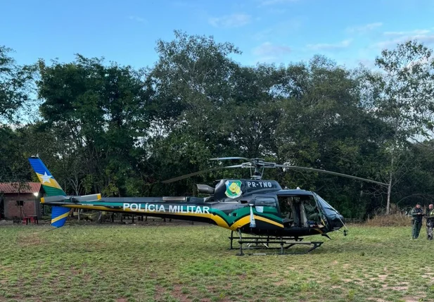 Governo do Estado envia helicóptero para o combate ao incêndio em Pavussu