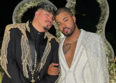 Hytalo Santos e o marido, Israel Nata Vicente (conhecido como Euro)