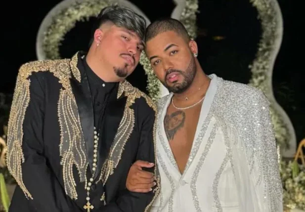 Hytalo Santos e o marido, Israel Nata Vicente (conhecido como Euro)