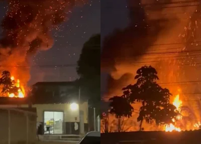 Incêndio destruiu oficina na zona sul de Teresina