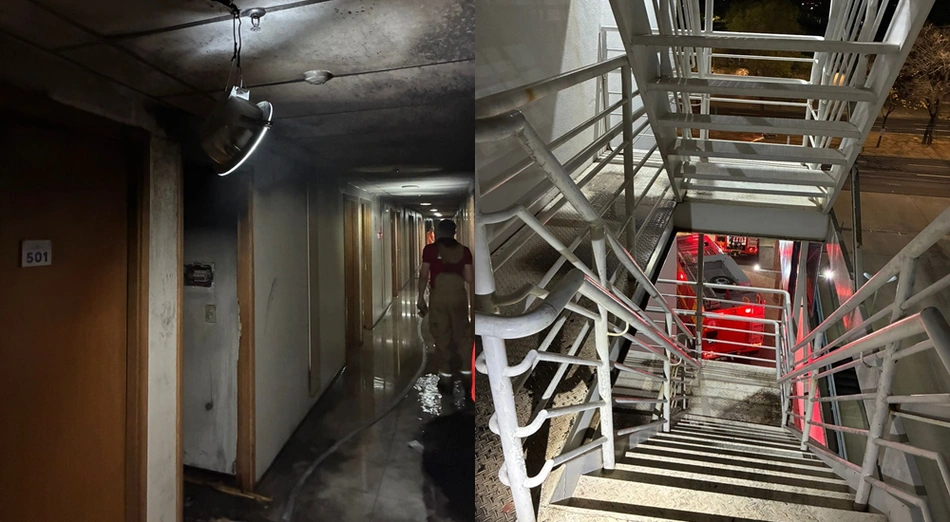 Incêndio no Hotel Express Arrey