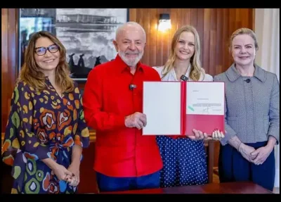 Janja da Silva, Lula da Silva, Verônica e Gleisi Hoffmann