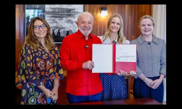 Janja da Silva, Lula da Silva, Verônica e Gleisi Hoffmann