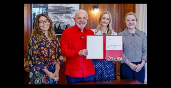 Janja da Silva, Lula da Silva, Verônica e Gleisi Hoffmann