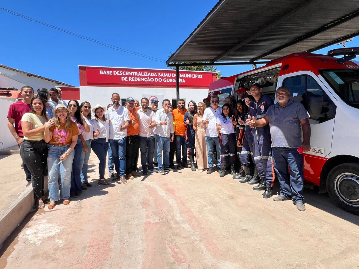 João Mádison participa da inauguração do SAMU em Redenção do Gurgueia