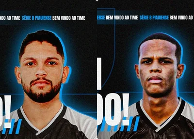 João Paulo e Tafinha, novos reforços do Teresina