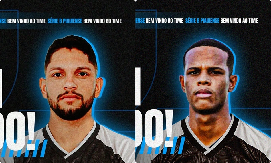 João Paulo e Tafinha, novos reforços do Teresina