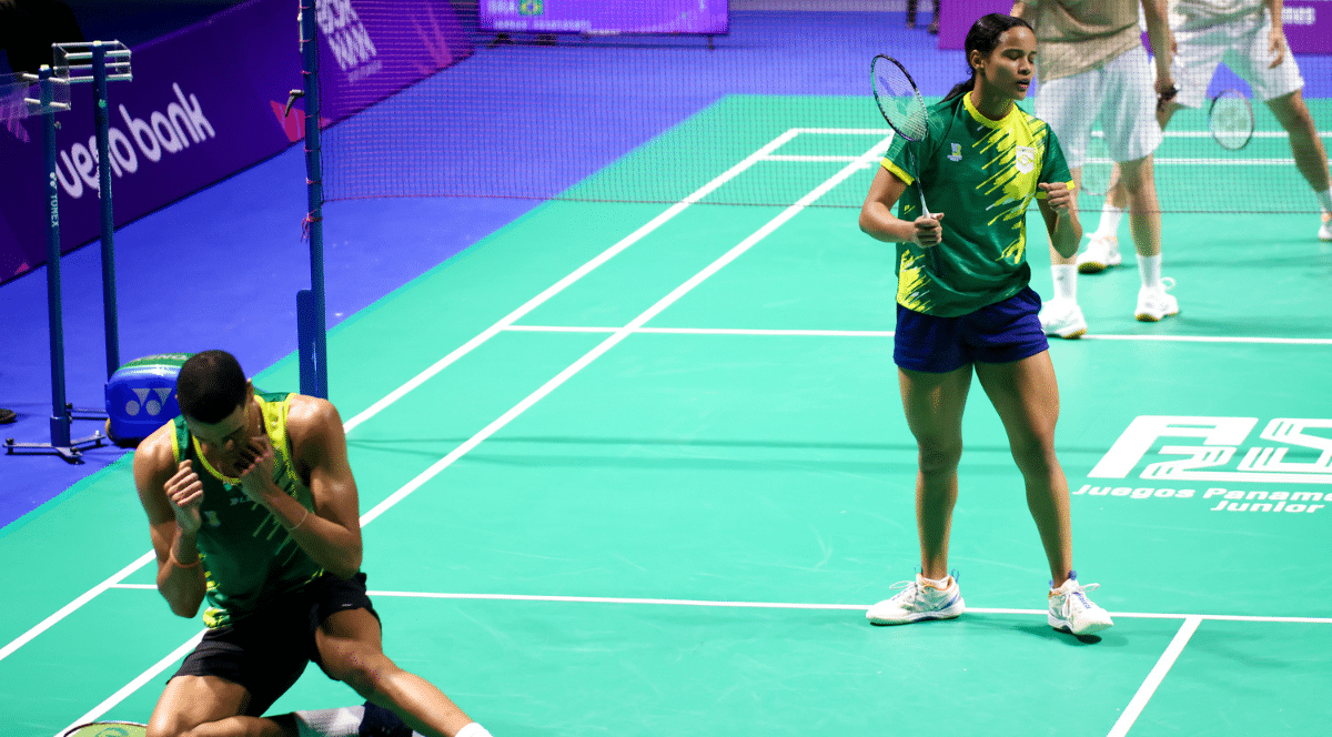 Juliana Viana e Davi Silva levam o ouro nas duplas mistas do Pan-Americano Júnior