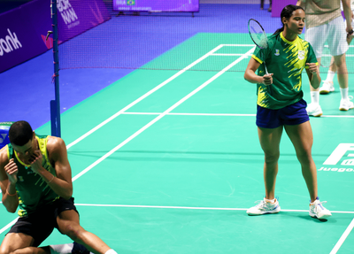 Juliana Viana e Davi Silva levam o ouro nas duplas mistas do Pan-Americano Júnior