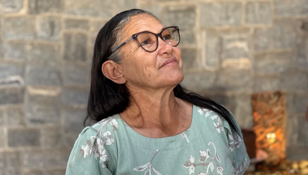 Leontina Antunes, primeira hóspede