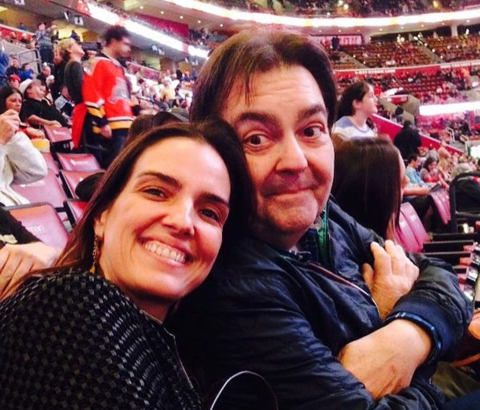 Luciana Cardoso e Faustão
