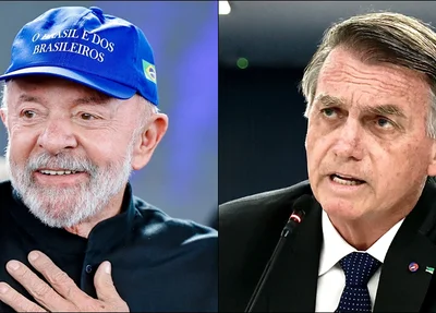 Lula e Jair Bolsonaro