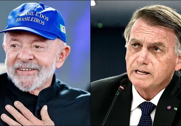 Lula e Jair Bolsonaro