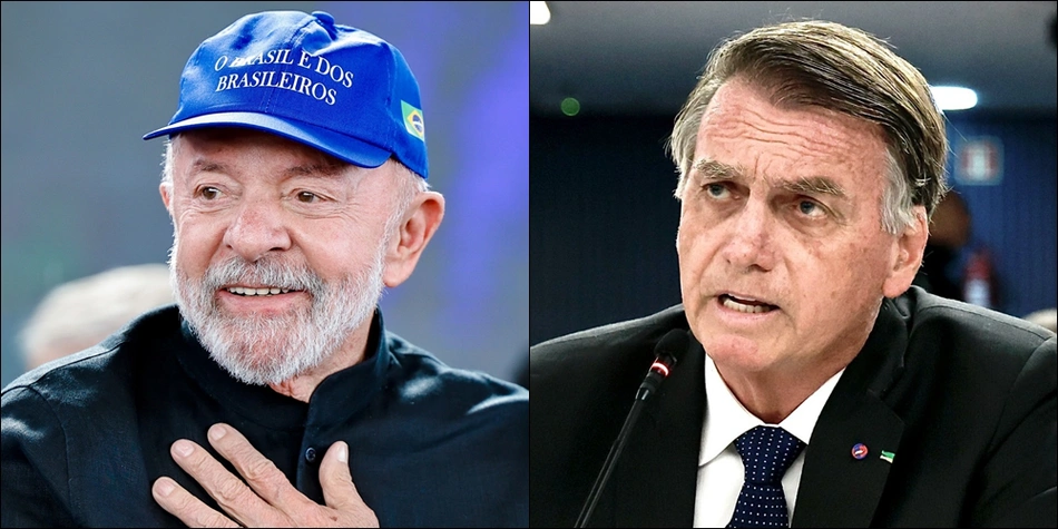 Lula e Jair Bolsonaro