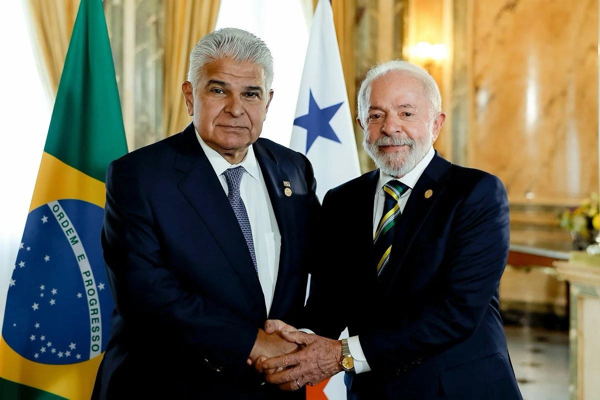 Lula recebe José Raúl Mulino, presidente do Panamá