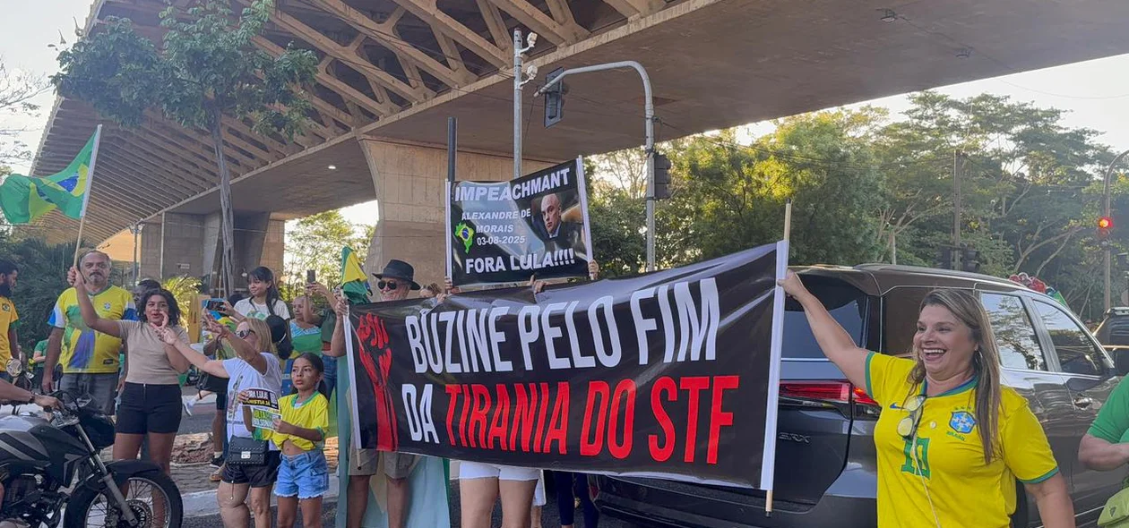 Manifestação contra Alexandre de Moraes