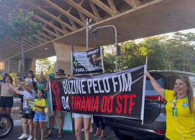Manifestação contra Alexandre de Moraes