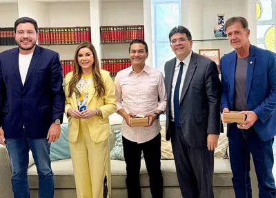 Marcos Pereira se reuniu com Rafael Fonteles no Palácio de Karnak