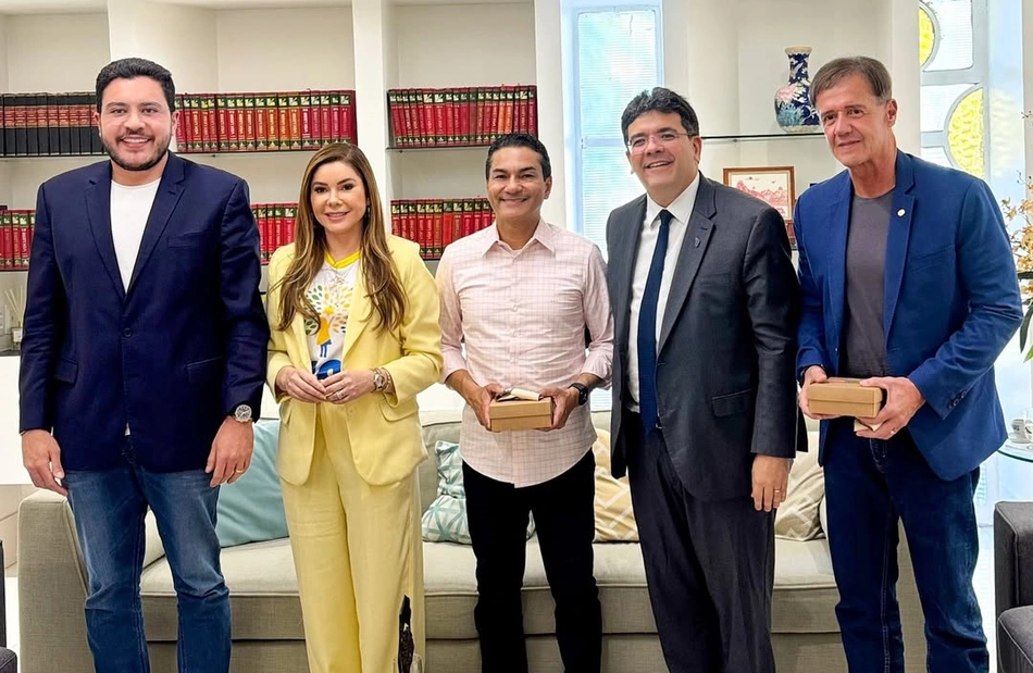 Marcos Pereira se reuniu com Rafael Fonteles no Palácio de Karnak