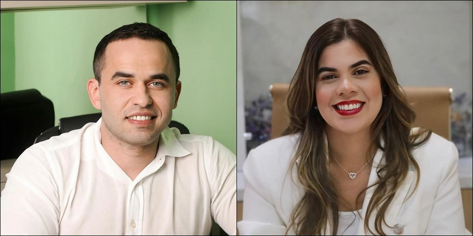 Médico Geraldo Diniz e Riassa Dourado