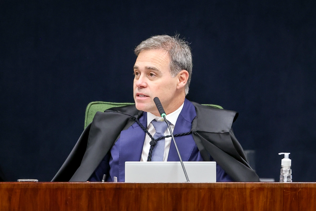 Ministro André Mendonça em sessão da Primeira Turma