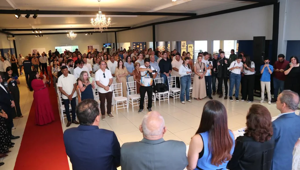 Momento da inauguração do espaço