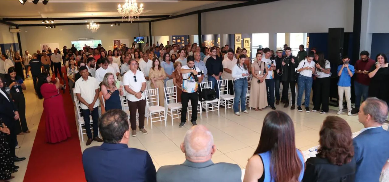 Momento da inauguração do espaço