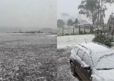 Neve no sul do Brasil