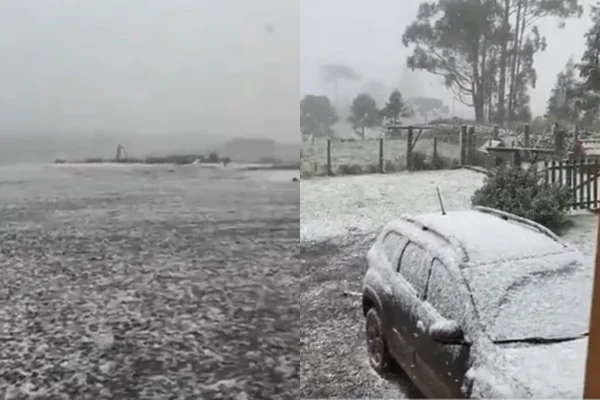 Neve no sul do Brasil
