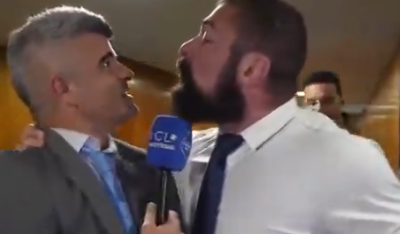 O momento foi divulgado nas redes sociais