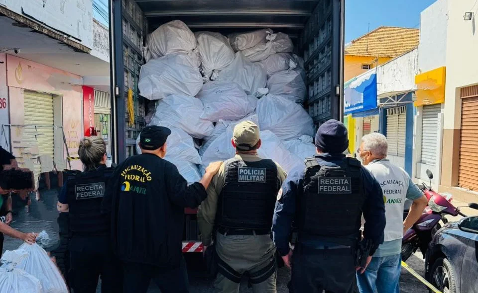 Operação da Receita Federal visou o combate à pirataria e contrabando