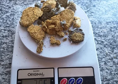 Ouro apreendido pela PRF