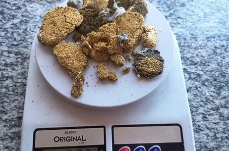 Ouro apreendido pela PRF
