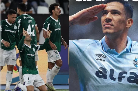Palmeiras e Grêmio vencem na 20ª rodada do Brasileirão