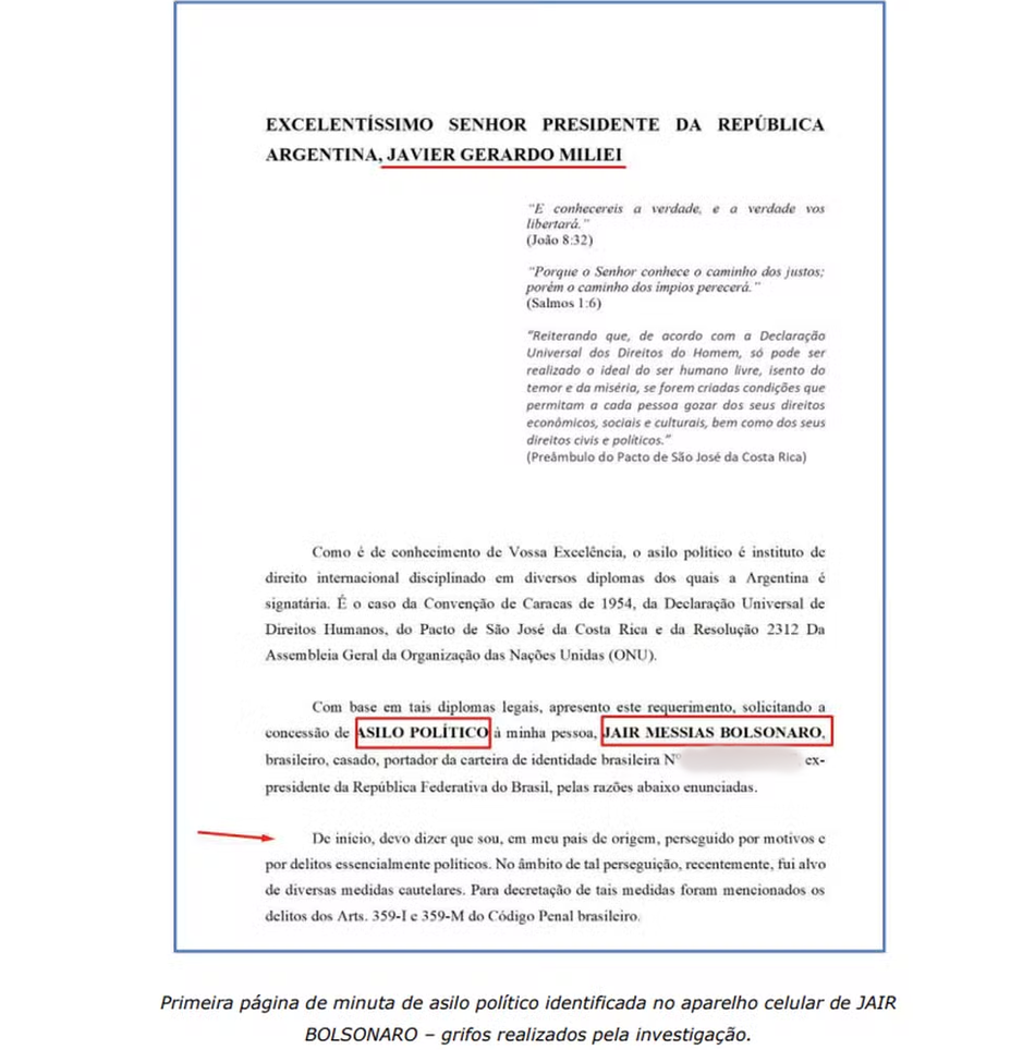 Pedido de asilo na Argentina
