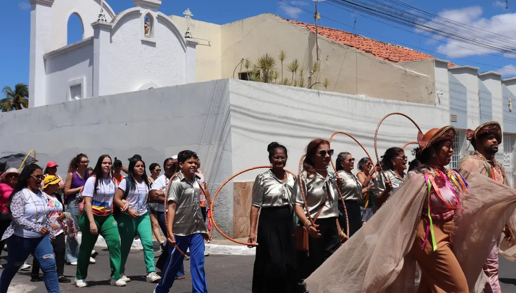 População participou da caminhada