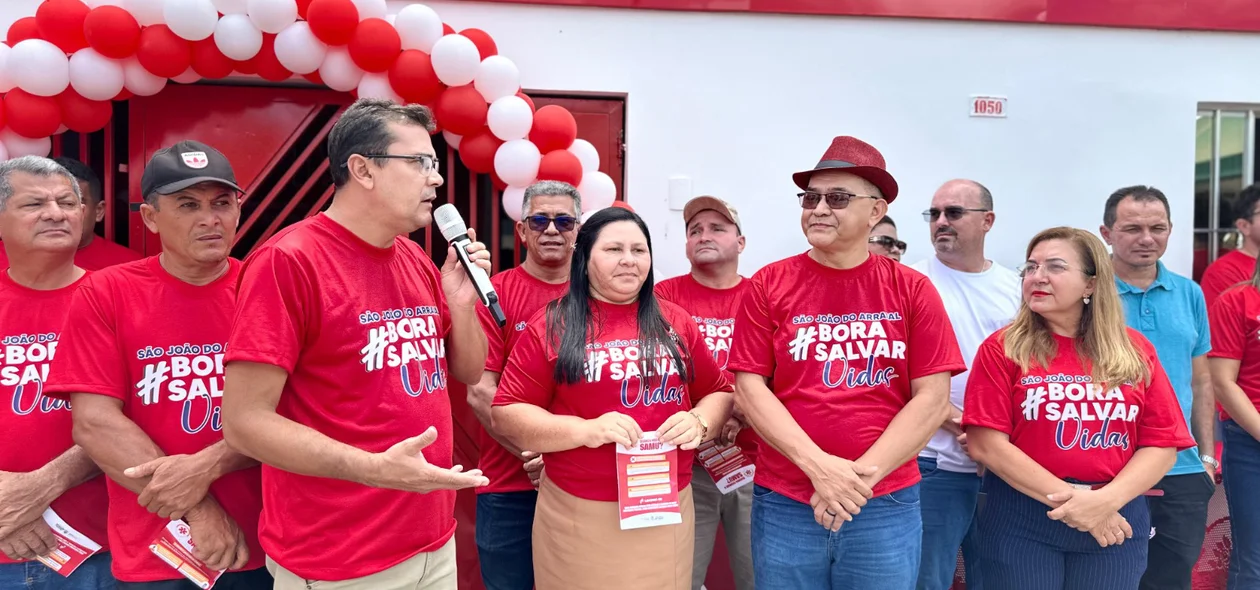 Prefeito Abdoral Melo inaugura base descentralizada do SAMU em São João do Arraial