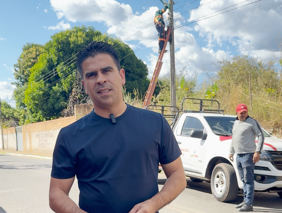 Prefeito Belauto Bigode fala sobre iluminação pública no município