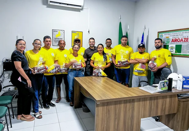 Prefeitura de Aroazes entrega novos EPIs para Brigada Municipal de Incêndio