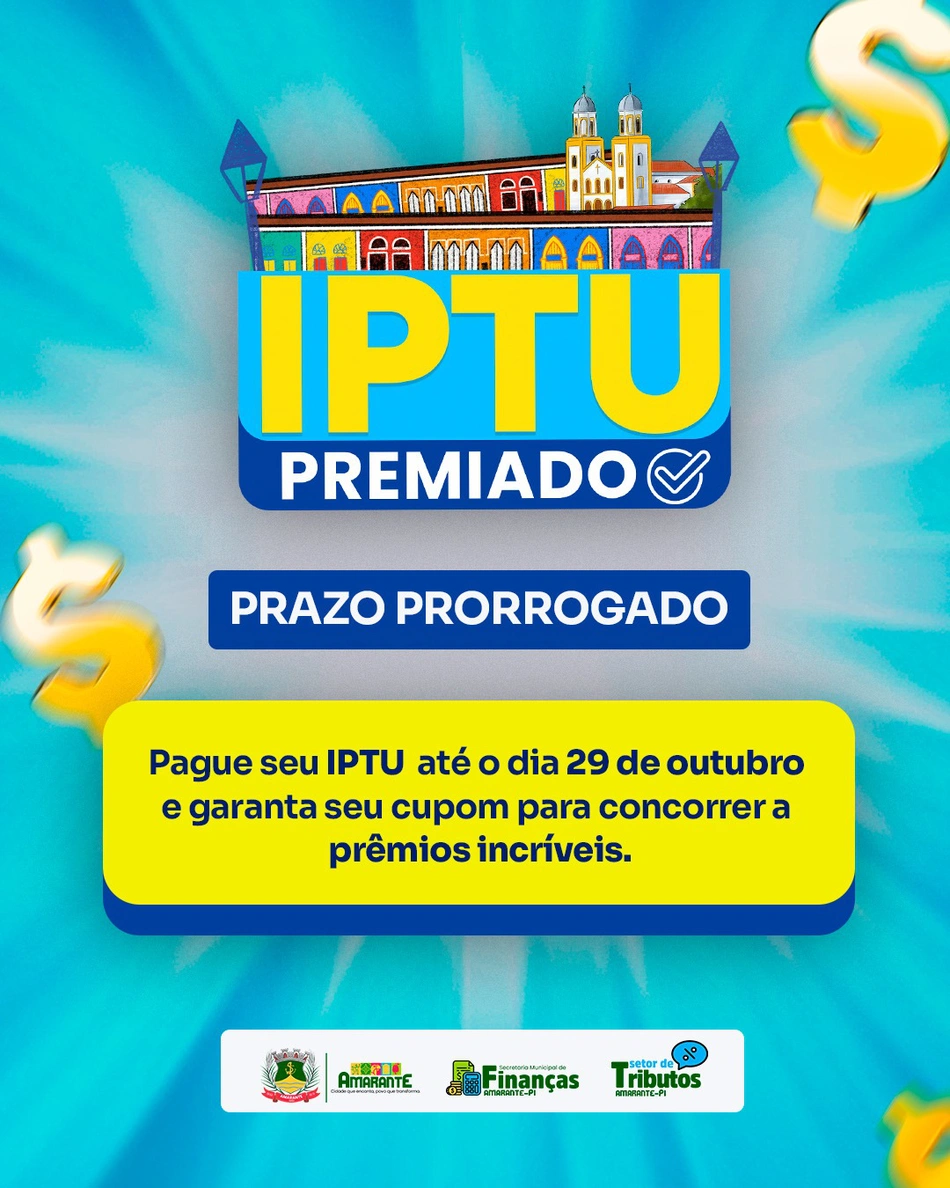 Prefeitura divulgou que cidadão poderá pagar o imposto até o dia 29 de outubro
