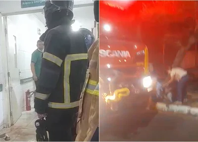 Princípio de incêndio atinge UPA do Promorar