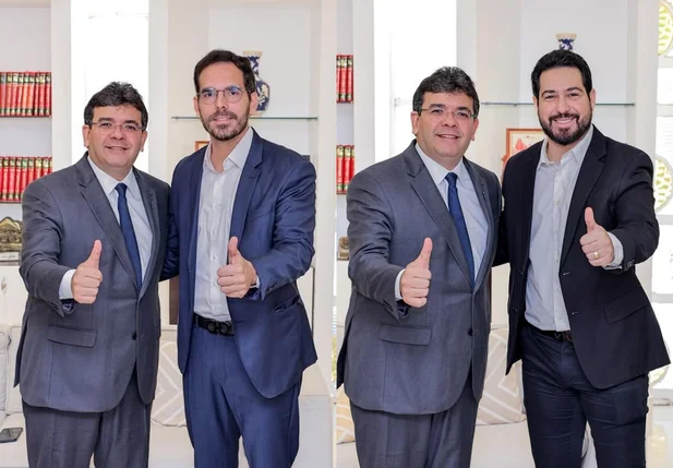 Rafael Fonteles se reúne com Marcos Aurélio e Felipe Sampaio