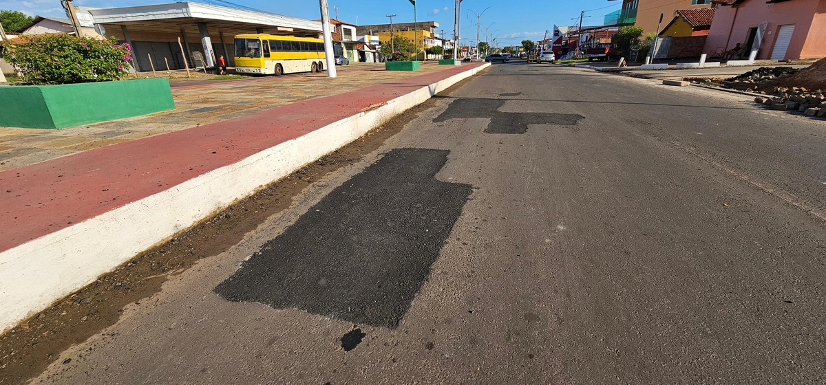 Recuperação de alguns pontos em vias da cidade